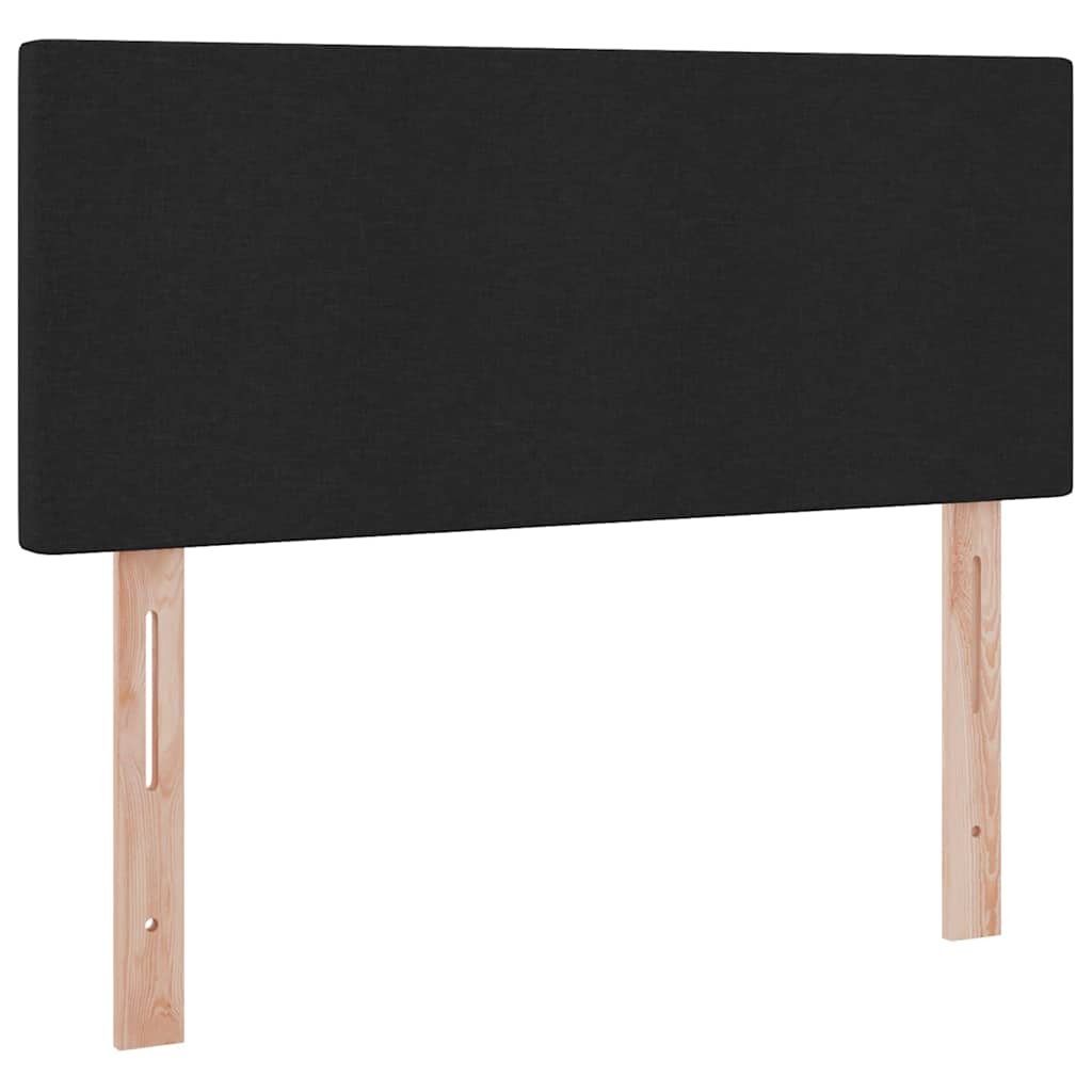 Κρεβάτι με αποθηκευτικό χώρο και στρώμα Μαύρο 120 x 190 cm