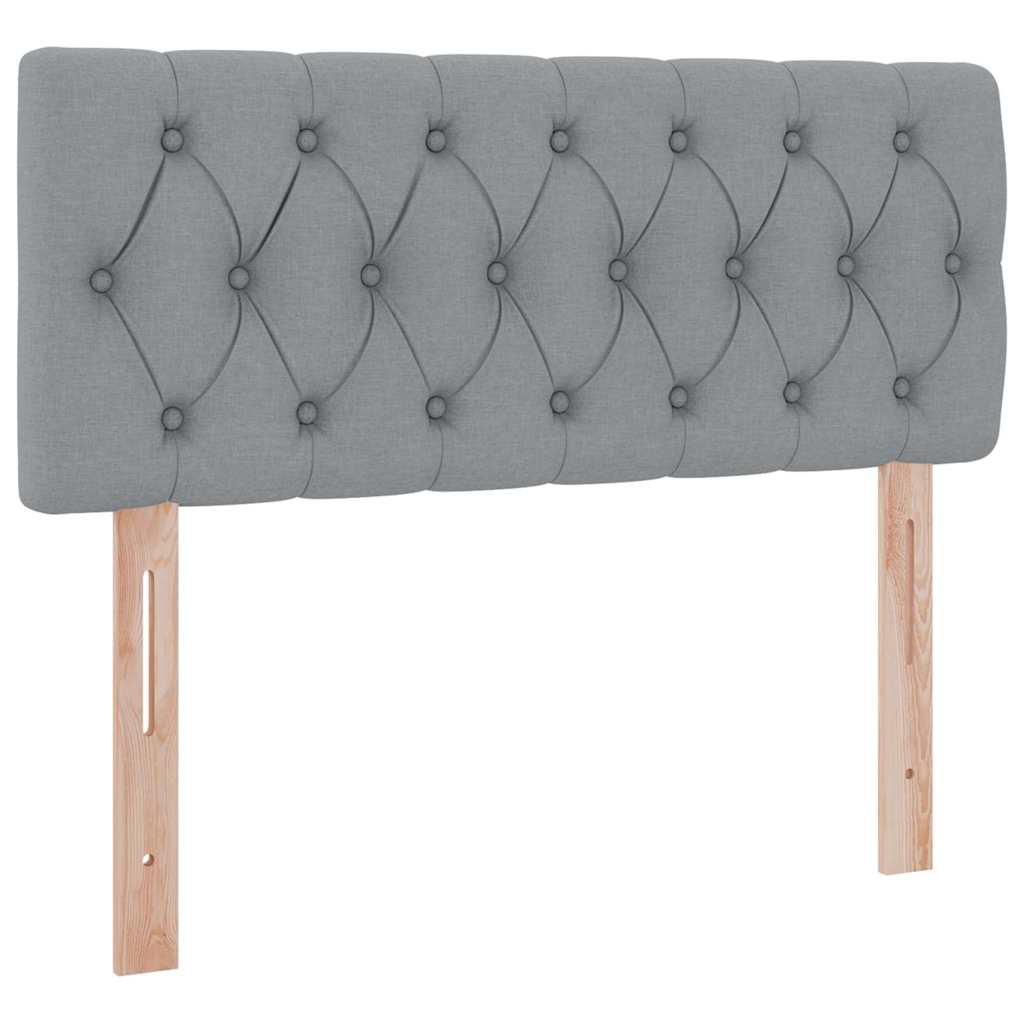 Κρεβάτι με αποθηκευτικό χώρο και στρώμα με στρώμα Ανοιχτό γκρι - Pakobazaar