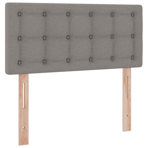 Κρεβάτι με αποθηκευτικό χώρο και στρώμα Taupe 90 x 200 cm
