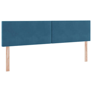 Κρεβάτι Αποθήκης με στρώμα Σκούρο Μπλε 160 x 200 cm Βελούδο - Pakobazaar
