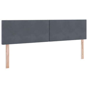 Κρεβάτι Αποθήκης με στρώμα Σκούρο Γκρι 180 x 200 cm Βελούδο - Pakobazaar