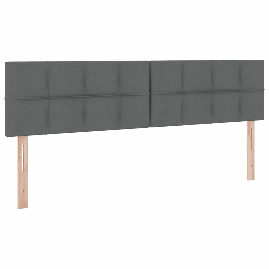 Κρεβάτι Αποθήκης Σκούρο Γκρι 200 x 200 cm Τεχνητό Δέρμα - Pakobazaar