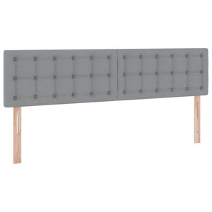 Κρεβάτι Αποθήκης Ανοιχτό γκρι 180 x 200 cm Τεχνητό Δέρμα - Pakobazaar