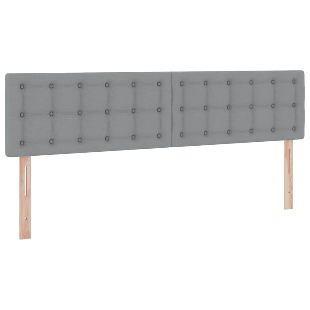 Κρεβάτι Αποθήκης Ανοιχτό γκρι 200 x 200 cm Τεχνητό Δέρμα - Pakobazaar