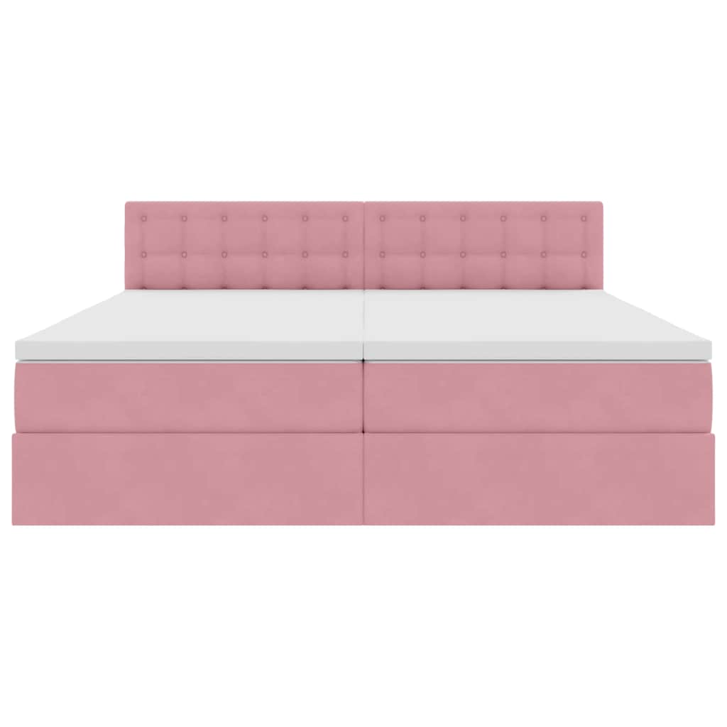 Κρεβάτι Αποθήκης με στρώμα με κεφαλάρι Ροζ 100 x 200 cm - Pakobazaar