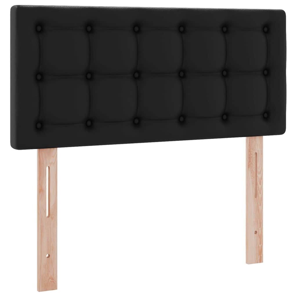 Κρεβάτι με αποθηκευτικό χώρο και LED με led Μαύρο 90 x 190 cm - Pakobazaar