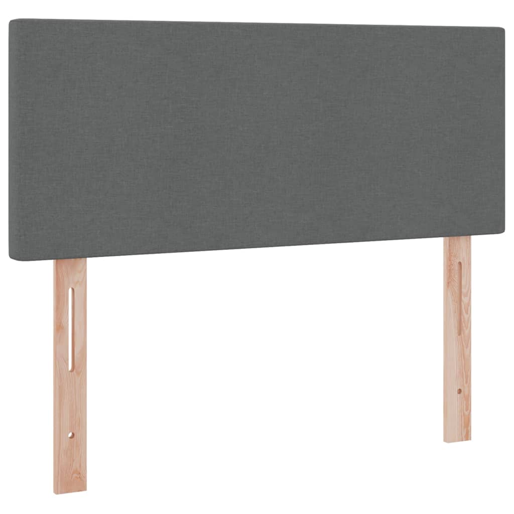 Κρεβάτι με αποθηκευτικό χώρο και LED Σκούρο Γκρι 120 x 200 cm - Pakobazaar