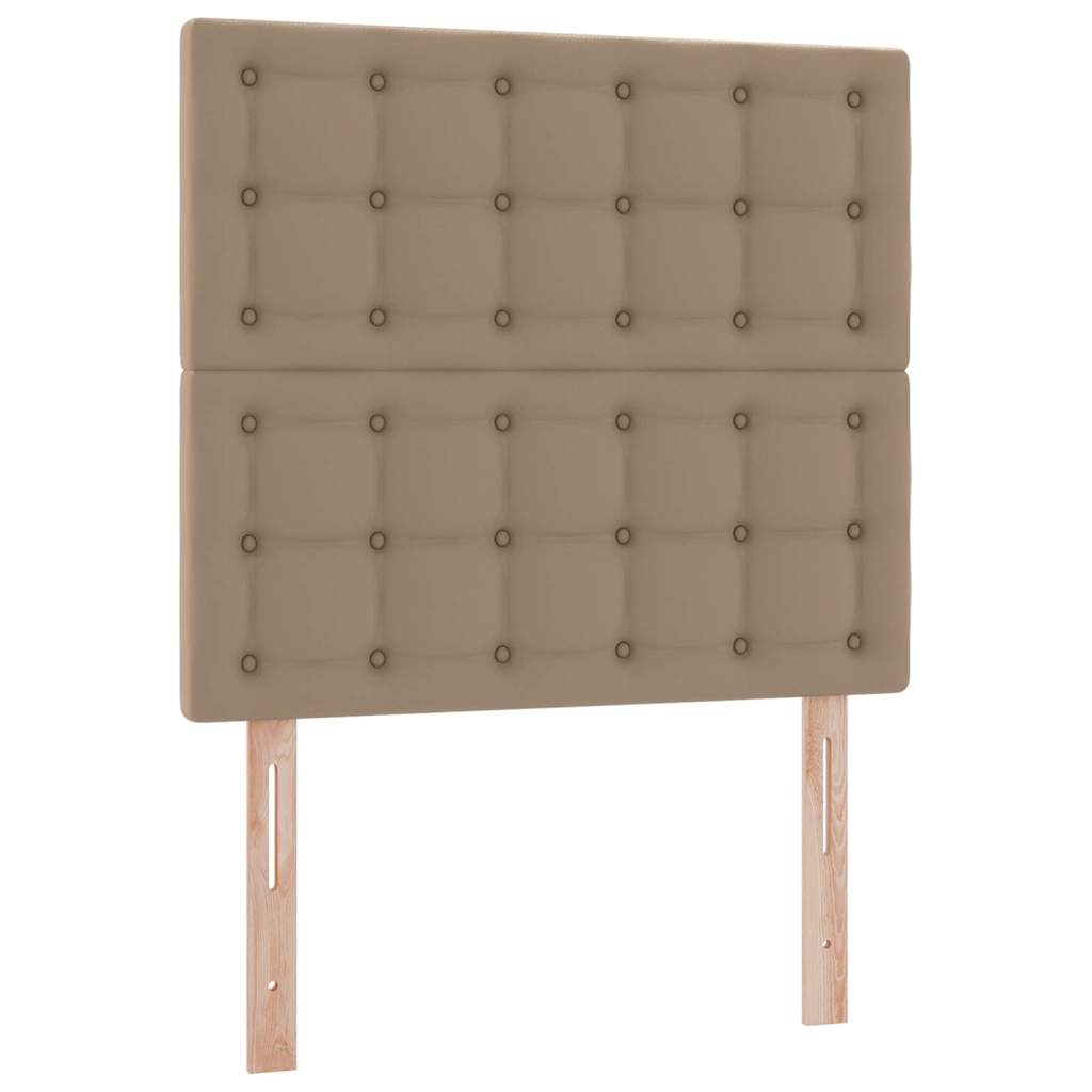 Κρεβάτι Αποθήκης με στρώμα Καπουτσίνο 90 x 190 cm Τεχνητό Δέρμα - Pakobazaar