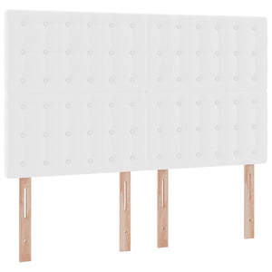 Κρεβάτι Αποθήκης Καθαρό Λευκό 140 x 200 cm Τεχνητό Δέρμα - Pakobazaar