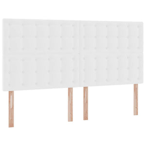 Κρεβάτι Αποθήκης Καθαρό Λευκό 180 x 200 cm Τεχνητό Δέρμα