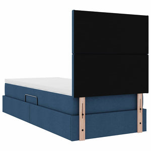Κρεβάτι με αποθηκευτικό χώρο και στρώμα Μπλε 90 x 200 cm - Pakobazaar