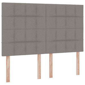 Κρεβάτι με αποθηκευτικό χώρο και στρώμα Taupe 140 x 190 cm - Pakobazaar