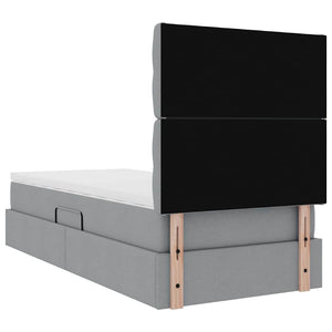 Κρεβάτι με αποθηκευτικό χώρο και στρώμα 90 x 190 cm Πολυεστέρας - Pakobazaar