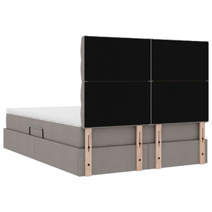 Κρεβάτι με αποθηκευτικό χώρο και στρώμα Taupe 140 x 190 cm