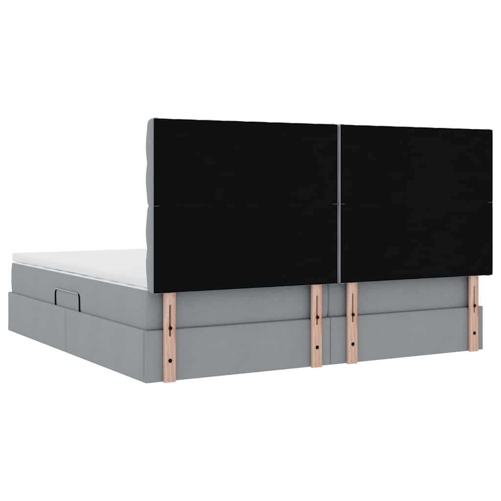 Κρεβάτι με αποθηκευτικό χώρο και στρώμα με στρώμα 200 x 200 cm - Pakobazaar