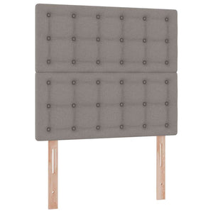 Κρεβάτι με αποθηκευτικό χώρο και στρώμα Taupe 90 x 190 cm - Pakobazaar