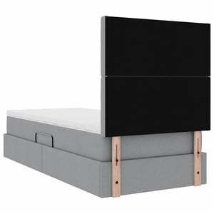 Κρεβάτι με αποθηκευτικό χώρο και στρώμα 90 x 200 cm Πολυεστέρας - Pakobazaar