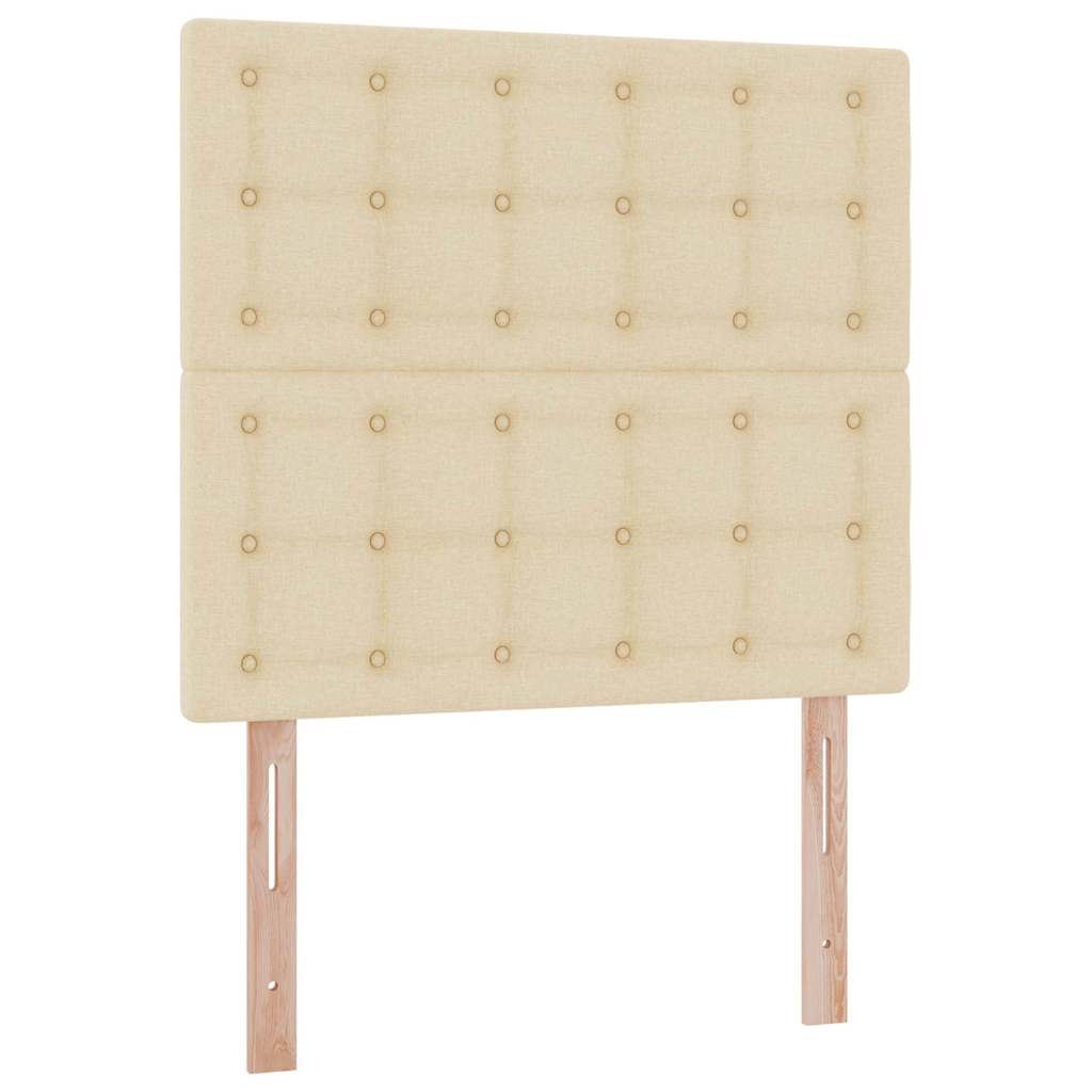 Κρεβάτι με αποθηκευτικό χώρο και στρώμα Κρέμ 90 x 200 cm