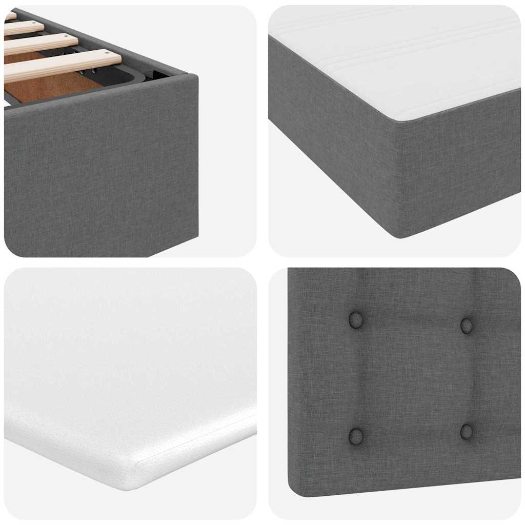 Κρεβάτι με αποθηκευτικό χώρο και στρώμα με στρώμα 160 x 200 cm - Pakobazaar