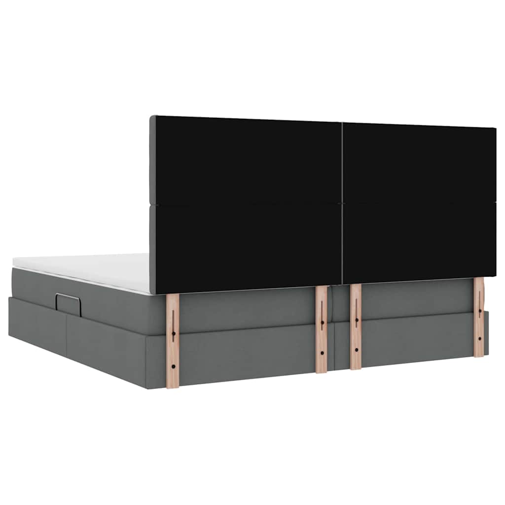 Κρεβάτι με αποθηκευτικό χώρο και στρώμα με στρώμα 200 x 200 cm