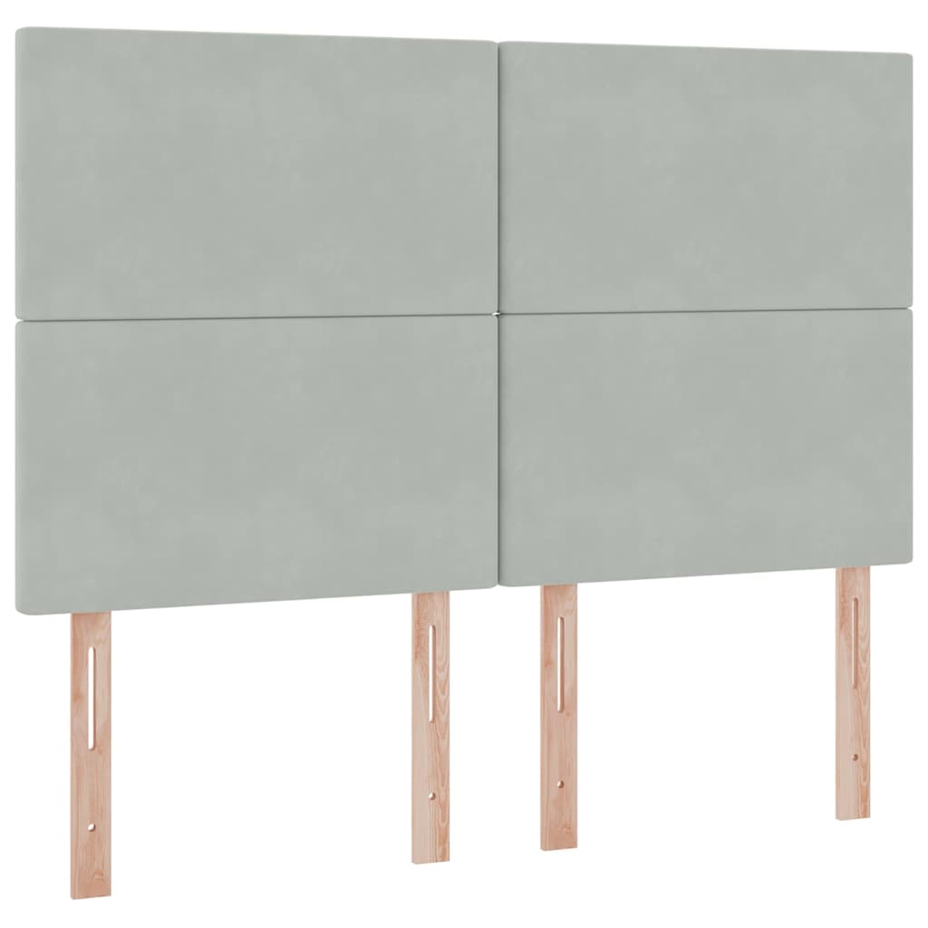 Κρεβάτι με αποθηκευτικό χώρο και στρώμα 140 x 200 cm Βελούδο - Pakobazaar