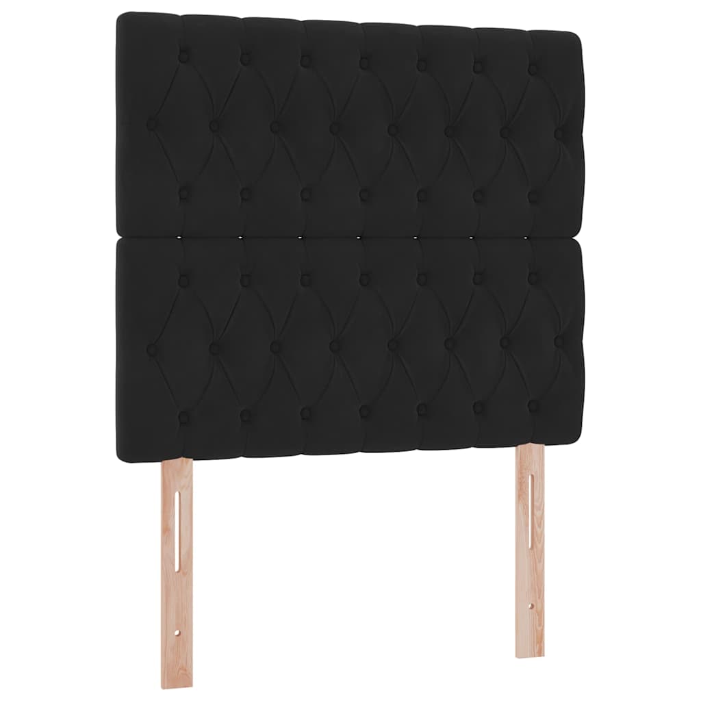 Κρεβάτι με αποθηκευτικό χώρο και στρώμα Μαύρο 90 x 190 cm - Pakobazaar