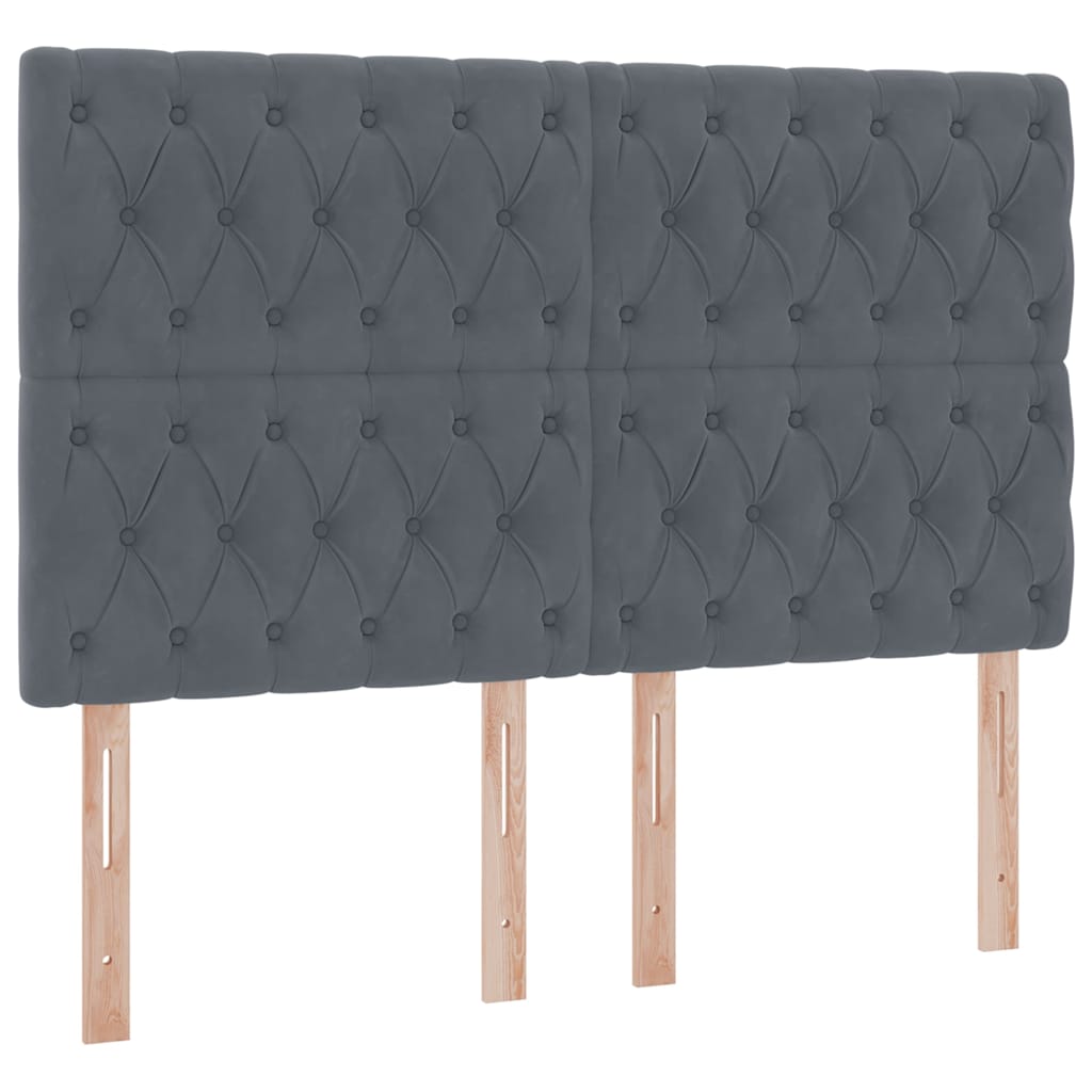 Κρεβάτι με αποθηκευτικό χώρο και στρώμα 140 x 190 cm Βελούδο