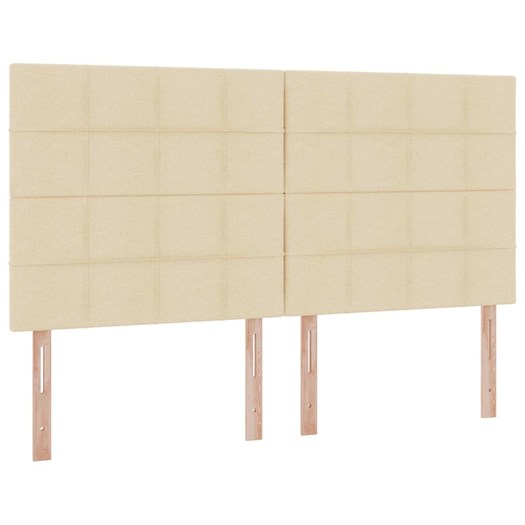 Κρεβάτι Αποθήκης με κεφαλάρι Κρέμ 180 x 200 cm Τεχνητό Δέρμα