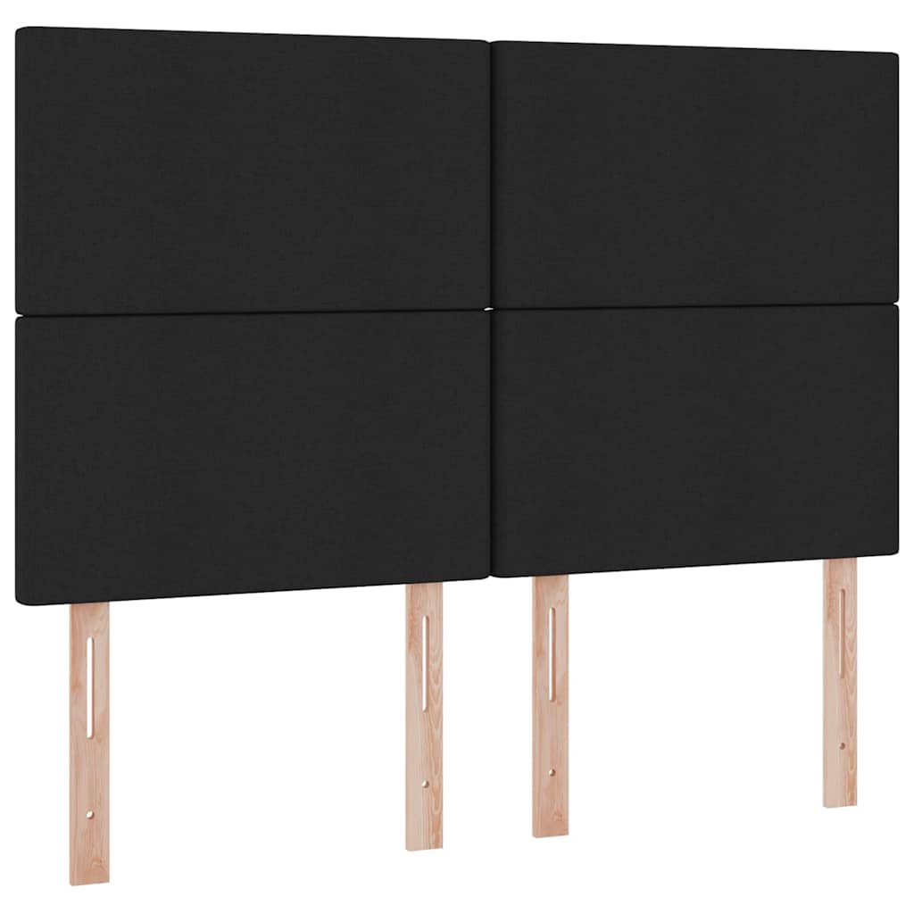 Κρεβάτι με αποθηκευτικό χώρο και LED με led Μαύρο 140 x 200 cm - Pakobazaar