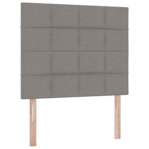Κρεβάτι με αποθηκευτικό χώρο και LED με led Taupe 120 x 200 cm - Pakobazaar