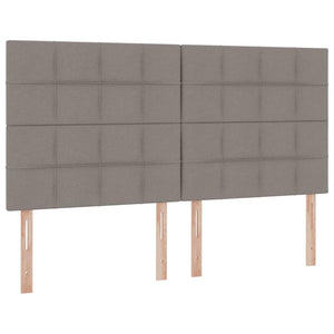 Κρεβάτι με αποθηκευτικό χώρο και LED με led Taupe 160 x 200 cm - Pakobazaar