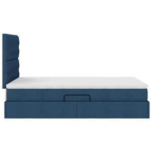 Κρεβάτι με αποθηκευτικό χώρο και LED με led Μπλε 120 x 190 cm - Pakobazaar