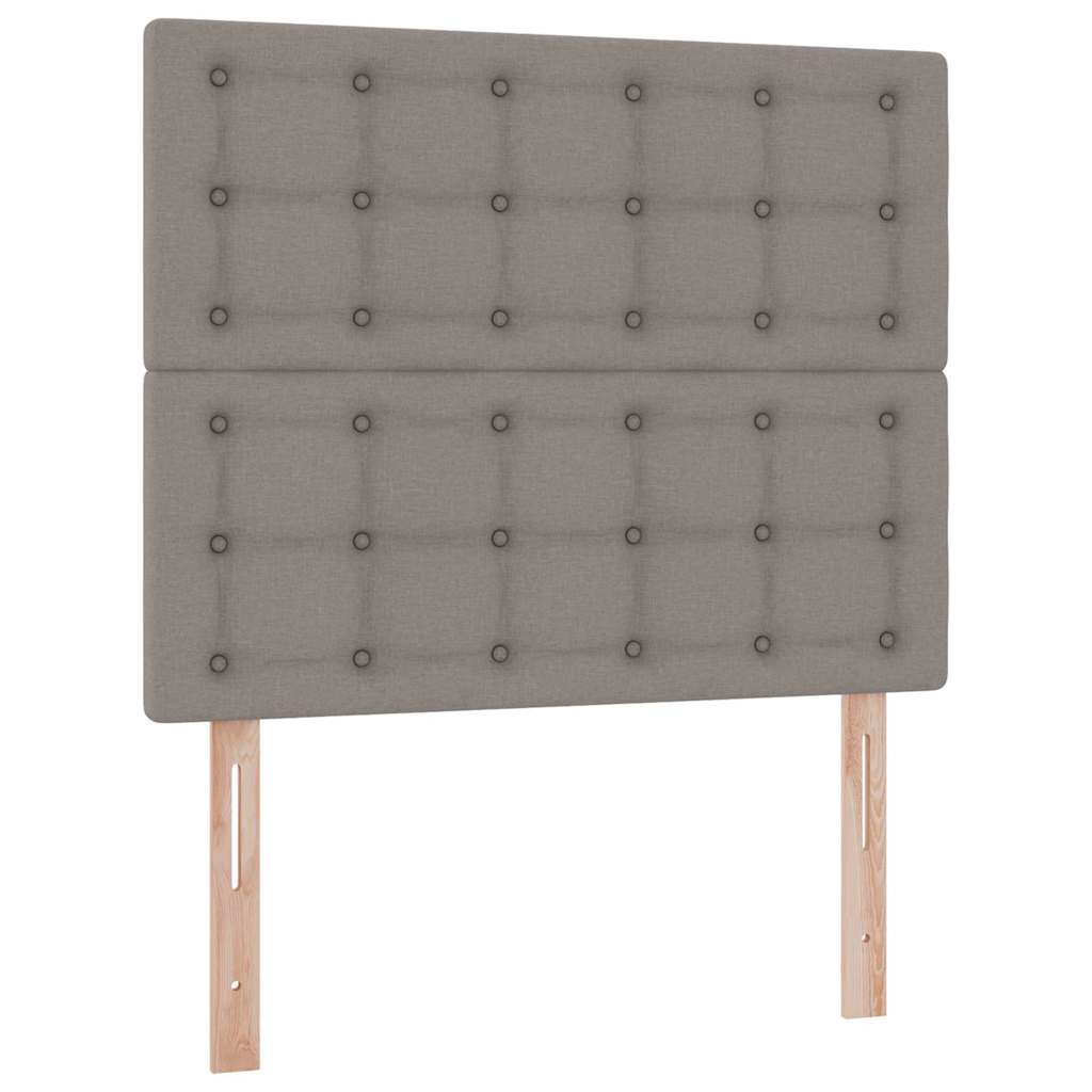 Κρεβάτι με αποθηκευτικό χώρο και LED με led Taupe 120 x 190 cm - Pakobazaar