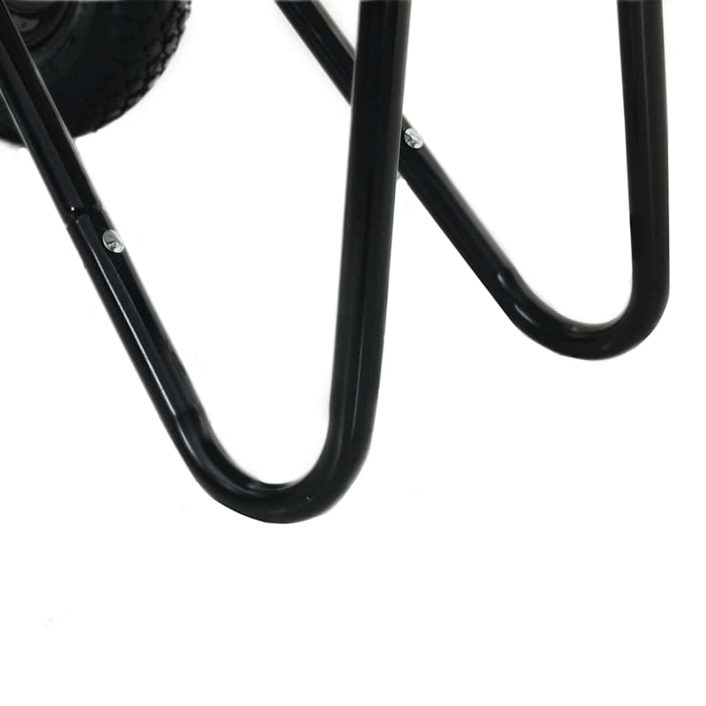 Τροχόσπιτο Ασημί και Μαύρο 124 x 73 x 65 εκ Ατσάλι - Pakobazaar