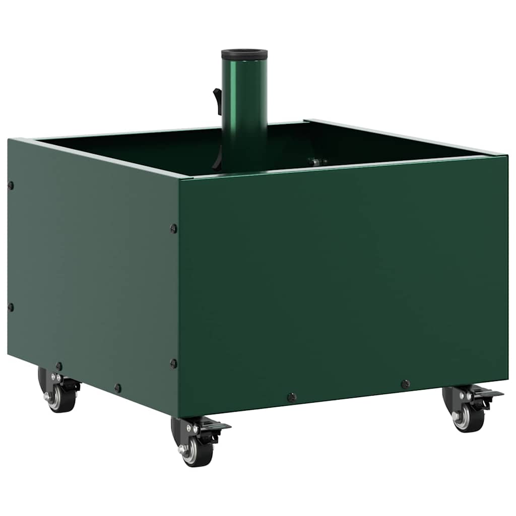 Βάση ομπρέλας Πράσινο 45 x 45 x 45 cm Ατσάλι