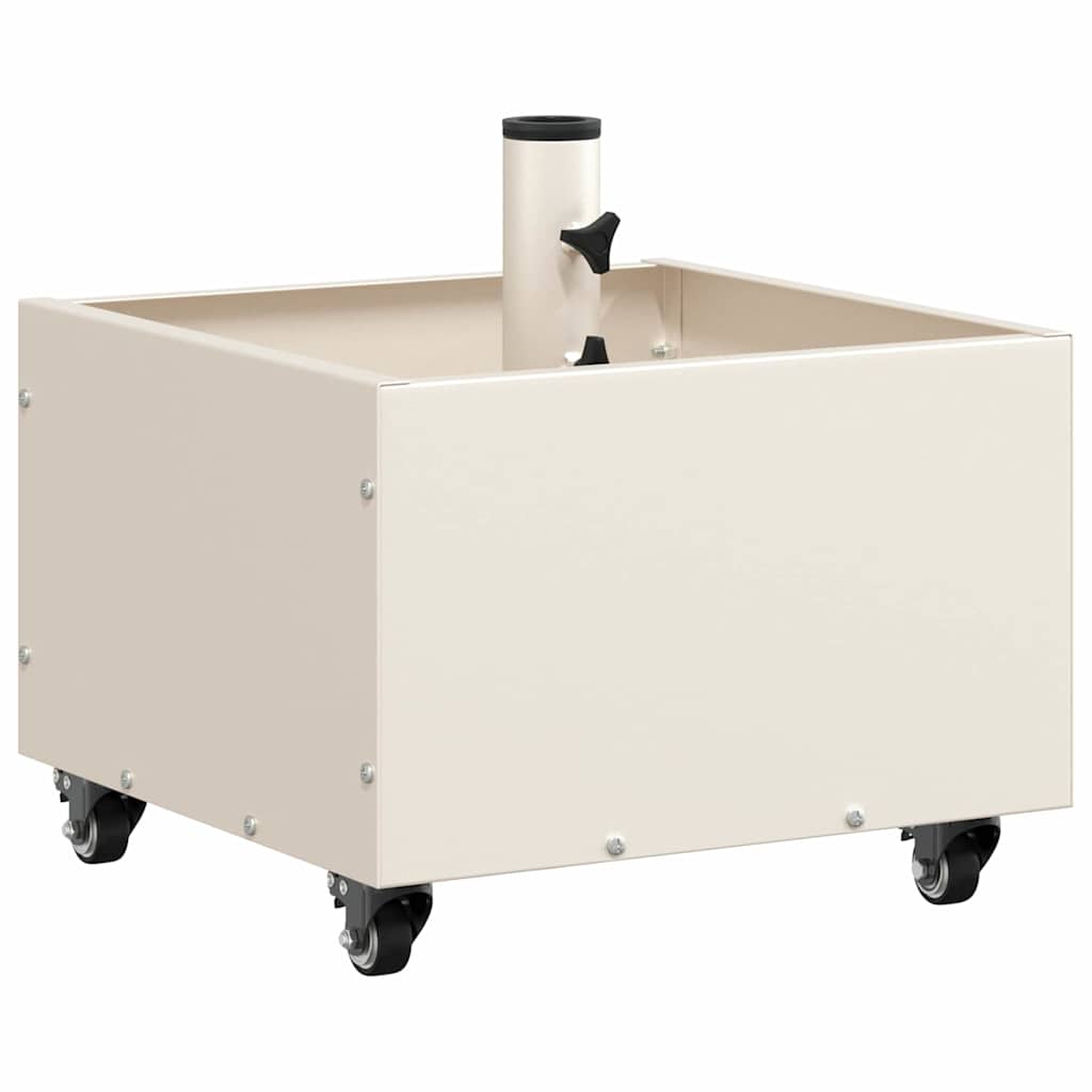 Βάση ομπρέλας Λευκό 45 x 45 x 45 cm Ατσάλι - Pakobazaar