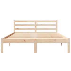 Σκελετός Κρεβατιού με κεφαλάρι Καφέ 215,5 x 145,5 x 69,5 εκ. - Pakobazaar