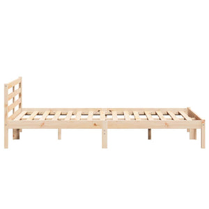 Σκελετός Κρεβατιού με κεφαλάρι Καφέ 215,5 x 165,5 x 69,5 εκ. - Pakobazaar