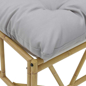 Εξωτερικά καθίσματα Ανοιχτό γκρι 110 x 74,5 x 71 εκ Ατσάλι