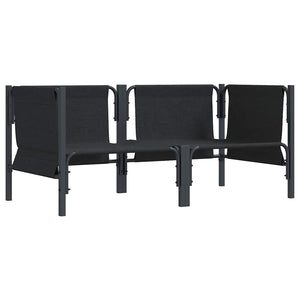 Εξωτερικά Έπιπλα 2 Τεμάχιο Ανθρακί 80 x 80 x 71 cm Ατσάλι