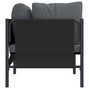 Εξωτερικά Έπιπλα 2 Τεμάχιο Ανθρακί 80 x 80 x 71 cm Ατσάλι