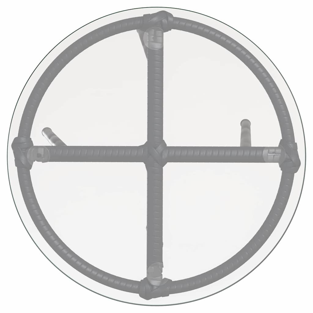 Σέτ φαγητού για κήπο 3 pcs Καφέ και Κρέμα συνθετικό ρατάν