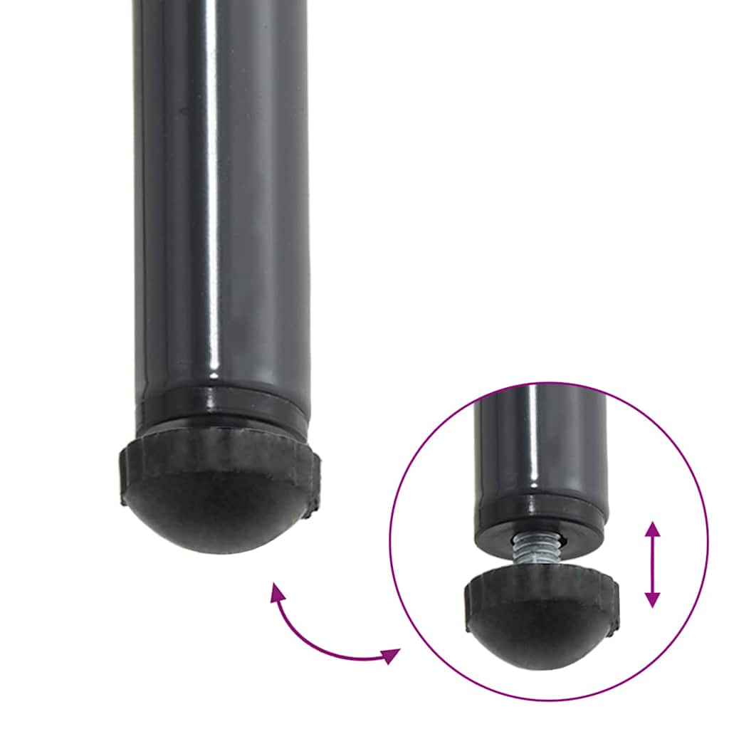 Σέτ φαγητού για κήπο 3 pcs Καφέ και Κρέμα συνθετικό ρατάν