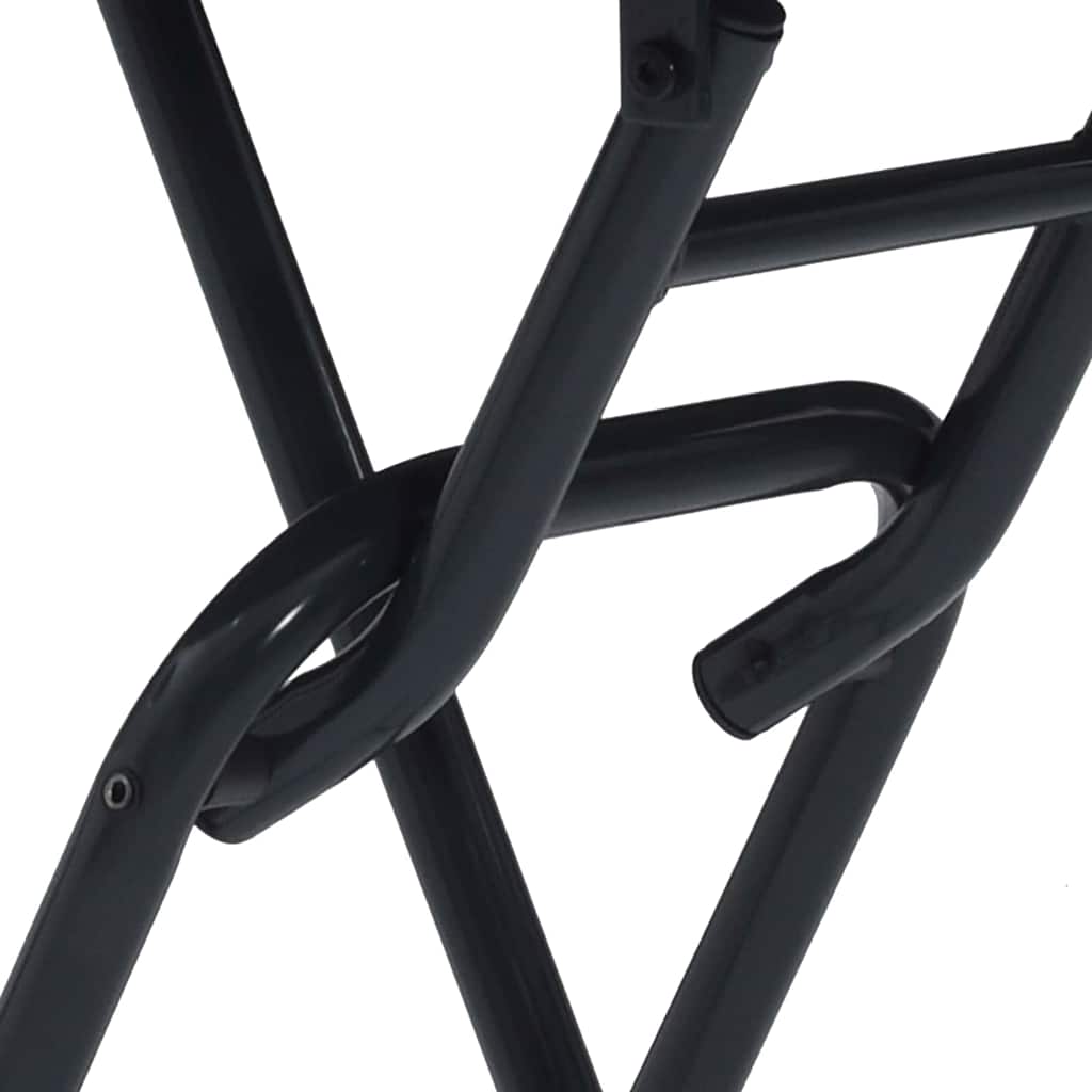 Τραπέζι Κήπου Ανθρακί 50 x 50 x 72 cm Μέταλλο