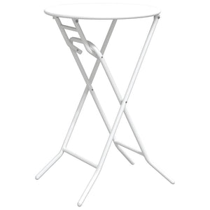 Τραπέζι Κήπου Λευκό 50 x 50 x 72 cm Μέταλλο