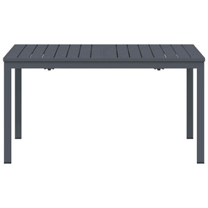 Τραπέζι Patio Ανθρακί 180 x 80 x 74 cm - Pakobazaar