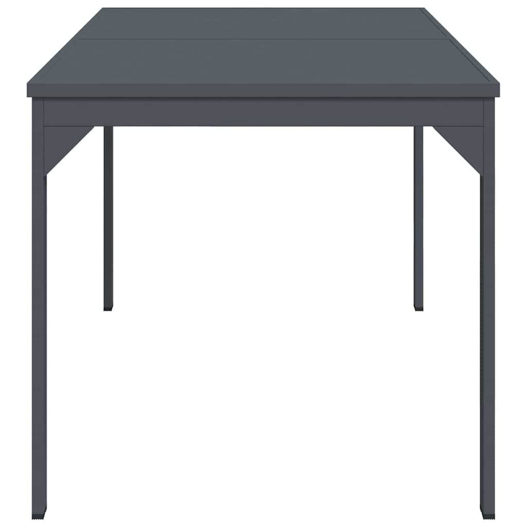 Τραπέζι Patio Ανθρακί 180 x 80 x 74 cm - Pakobazaar