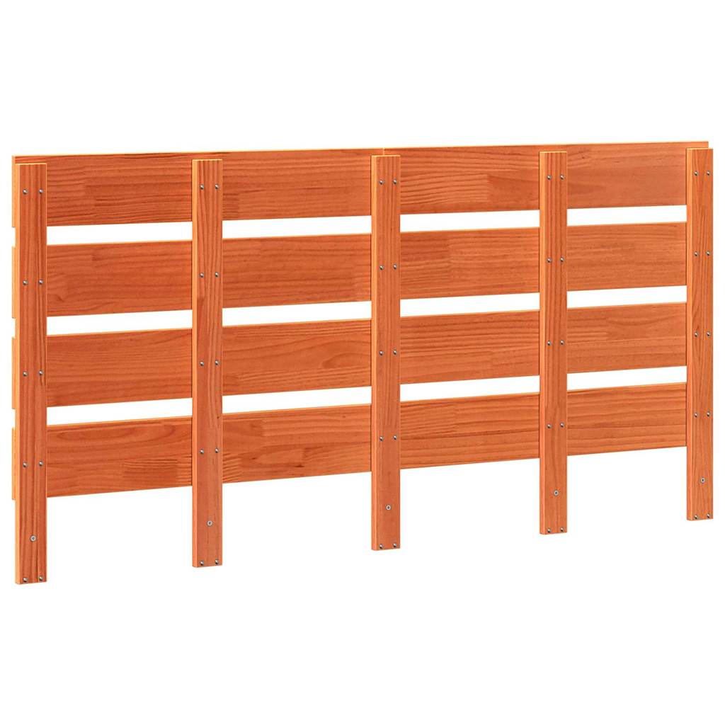Κεφαλάρι Κερωτό καφέ 160,5 x 3 x 80 cm Στερεά ξυλεία πεύκου