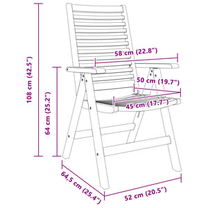 Σέτ φαγητού για κήπο 5 τμχ. Καφέ Στερεό Ξύλο Τίκ