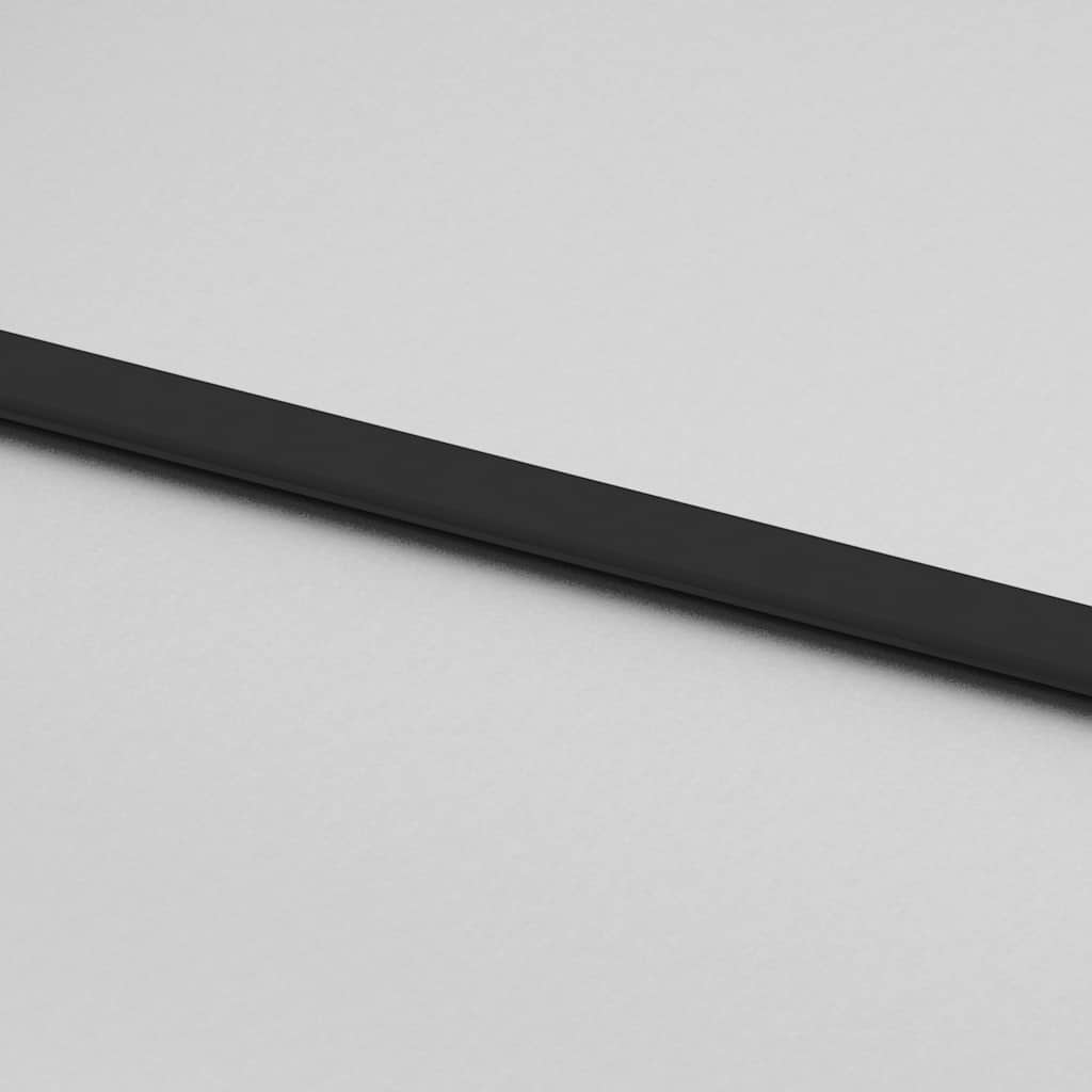 Σετ συρόμενης πόρτας με υλικό μαύρο 102,5x205 cm